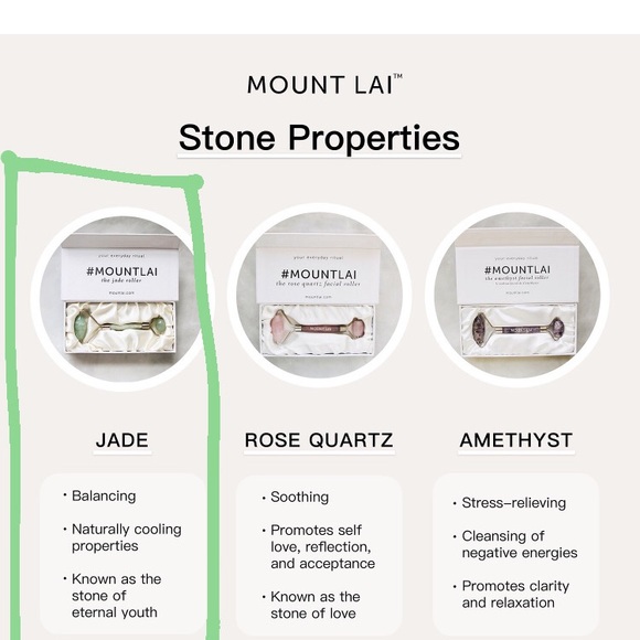 Mount Lai De-Puffing Jade Facial Roller - Picture 3 of 4